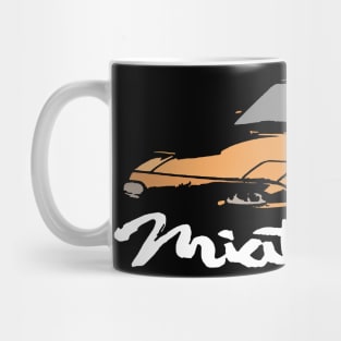 Miata MX5 I NA Yellow Cutout Mug